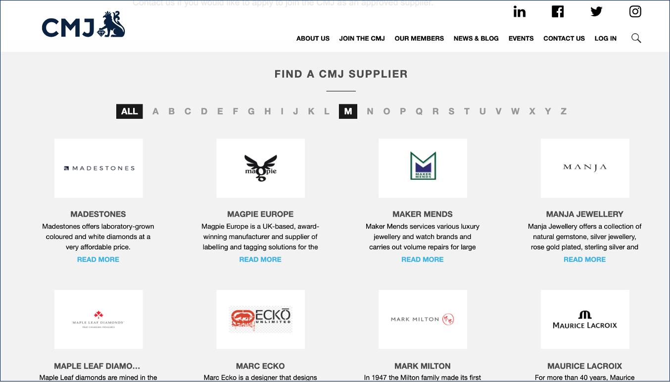 Launching the CMJ’s new-look website – Company of Master Jewellers (CMJ)